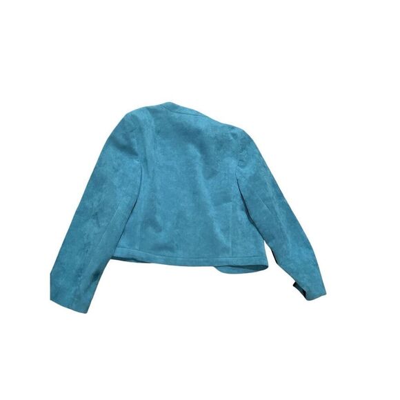 Abe Schrader vintage micro suede jacket blazer 10 M - Picture 2 of 11